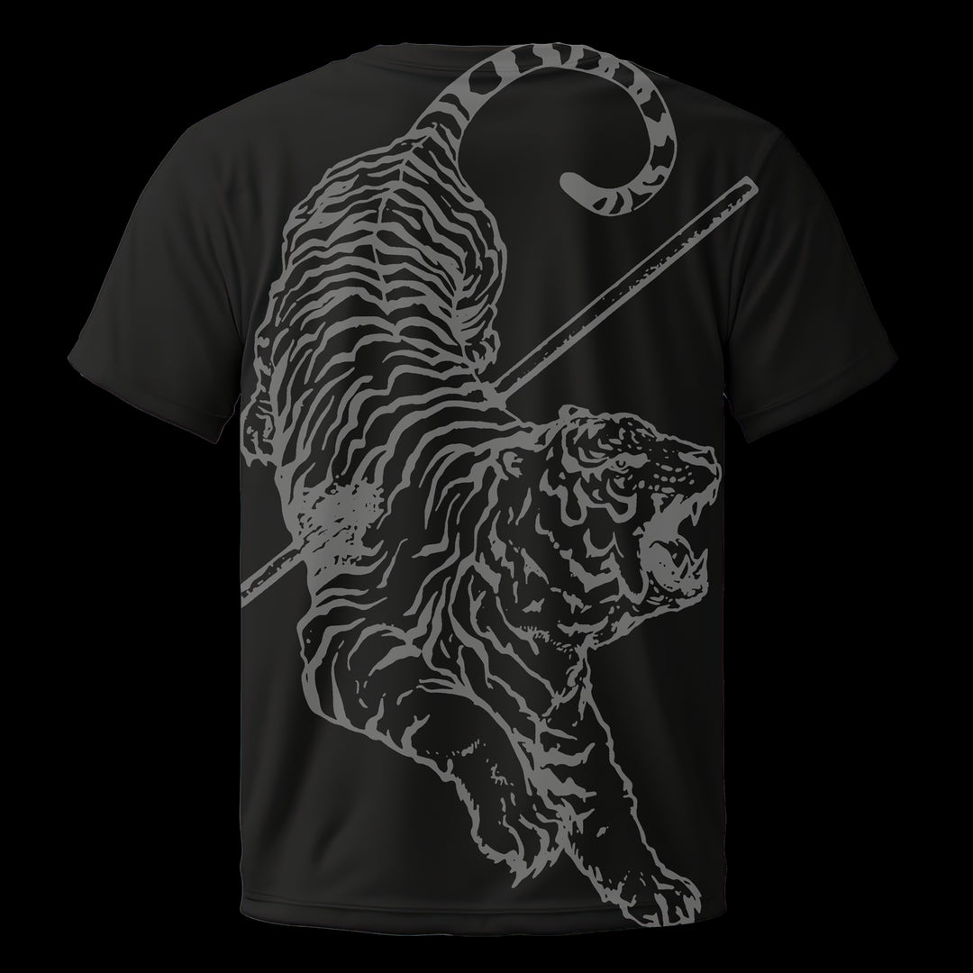 spiritkiller Tiger Black - T-Shirt back