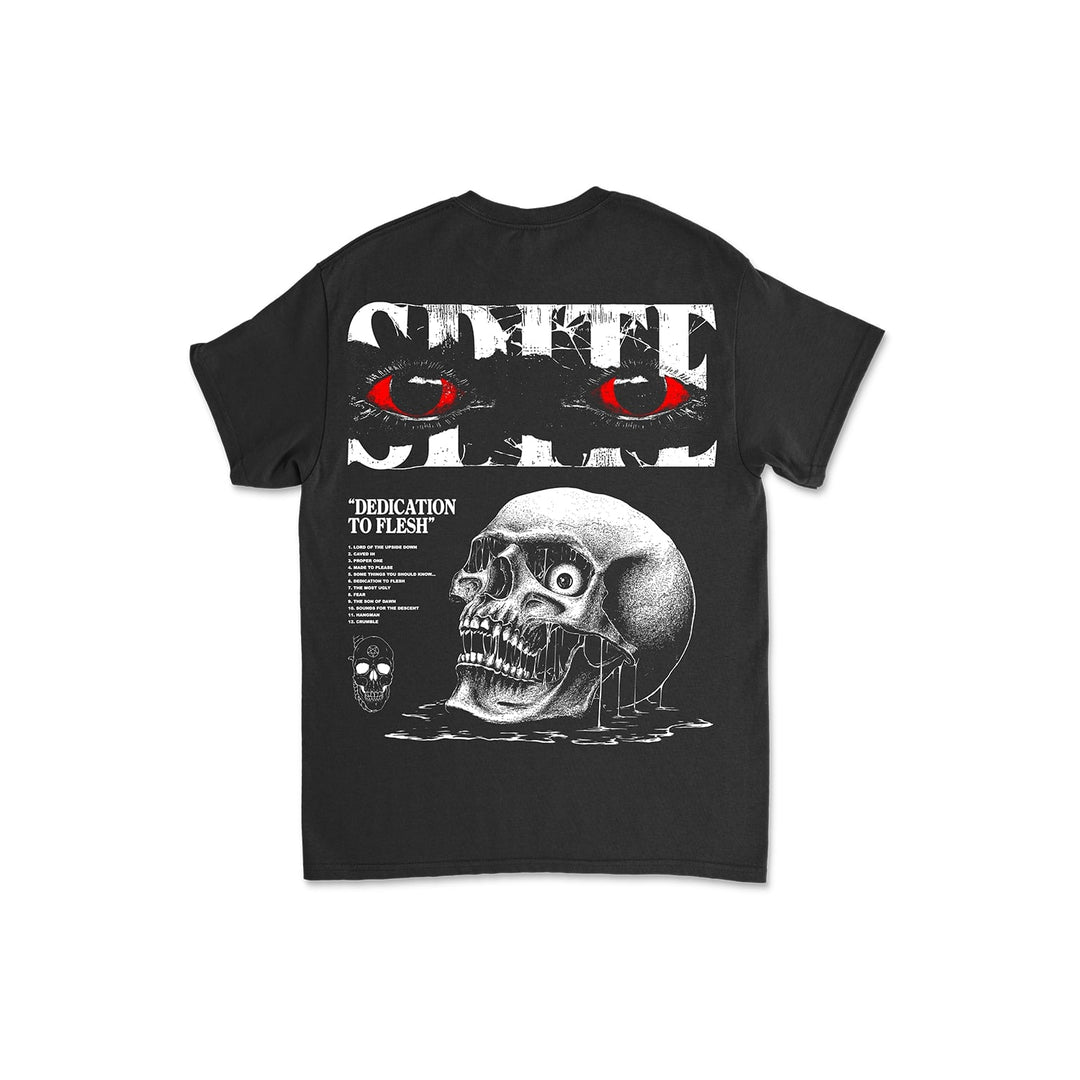 spite Eyes - Black T-Shirt back