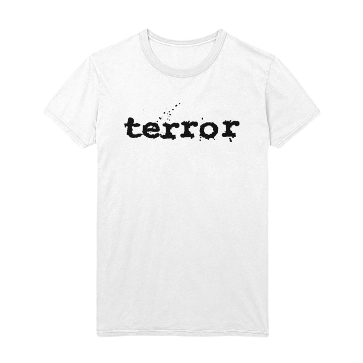 terror Hot Water Logo White T-Shirt front