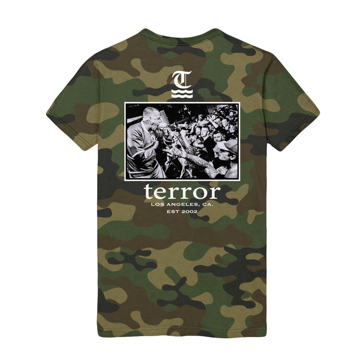 terror Live Shot Camo T-Shirt back