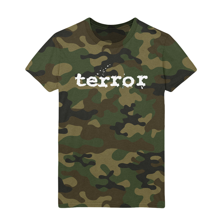 terror Live Shot Camo T-Shirt front