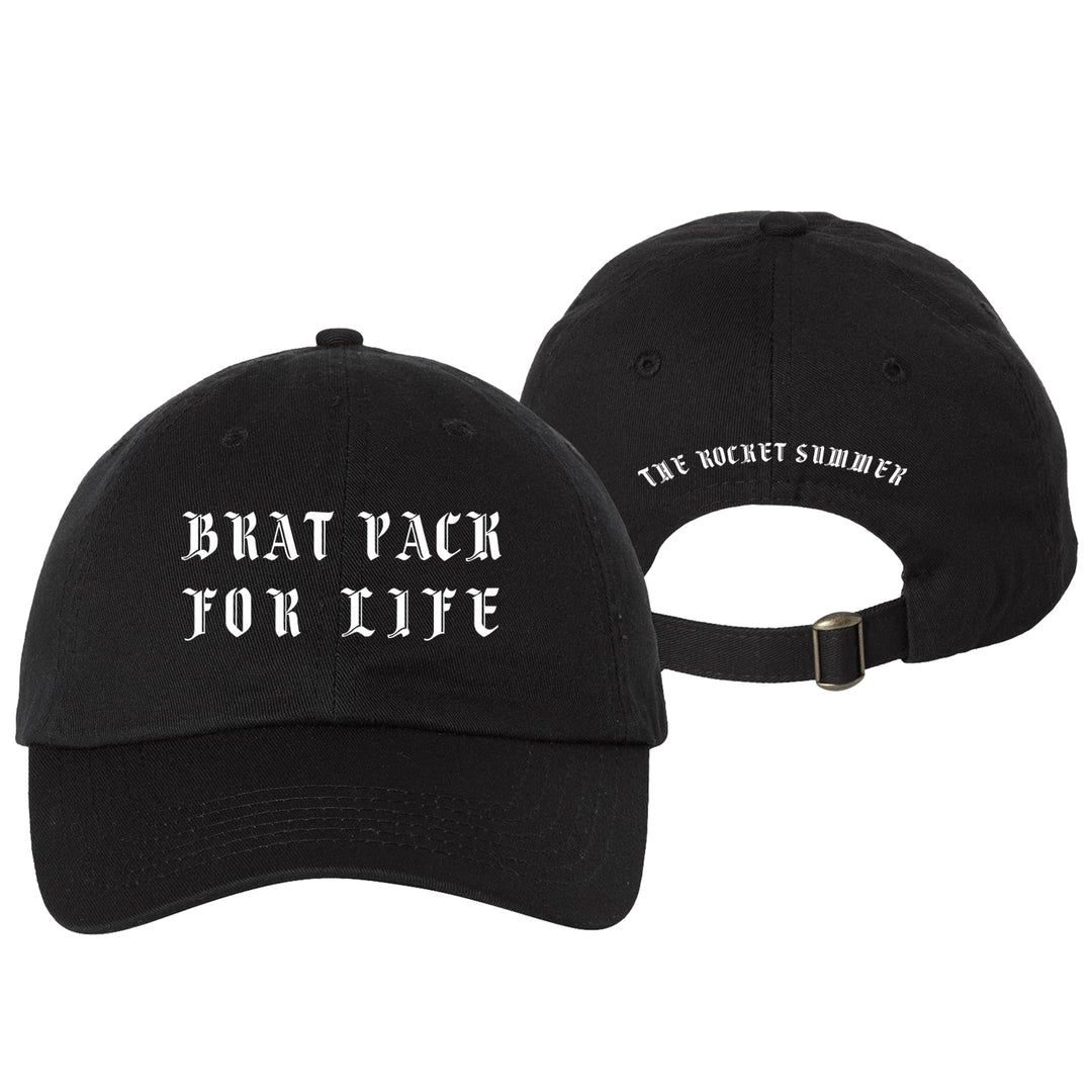the rocket summer Brat Pack - Black Dad Hat