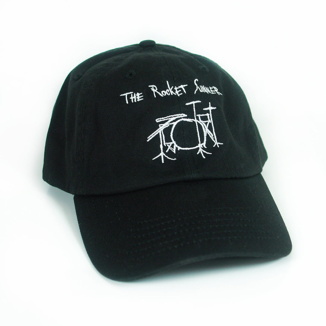 the rocket summer Drums - Black Dad Hat