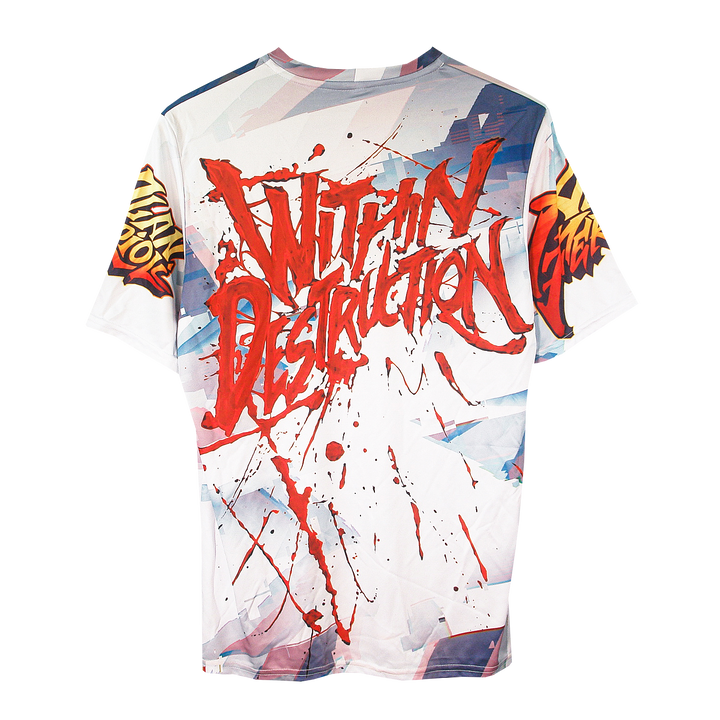 within destruction Anime All Over - Sublimation t-shirt back