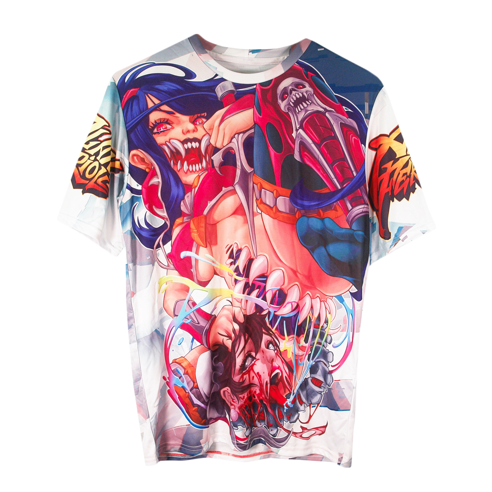 within destruction Anime All Over - Sublimation t-shirt front 