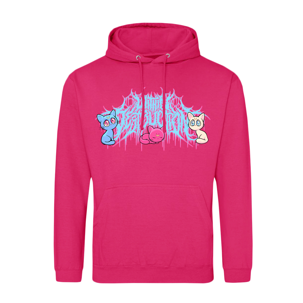 within destruction Leave Me Alone - Hot Pink Pullover front