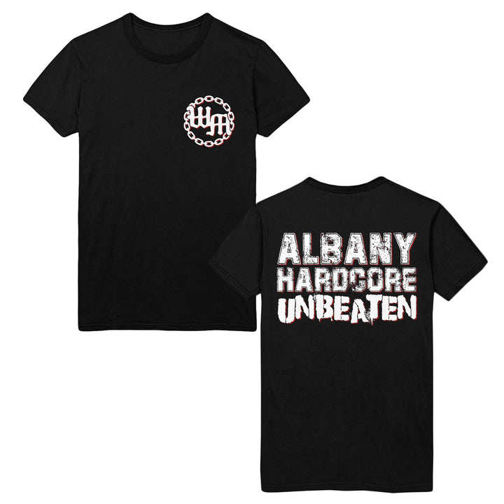 wrong move Logo - Black T-Shirt front and back