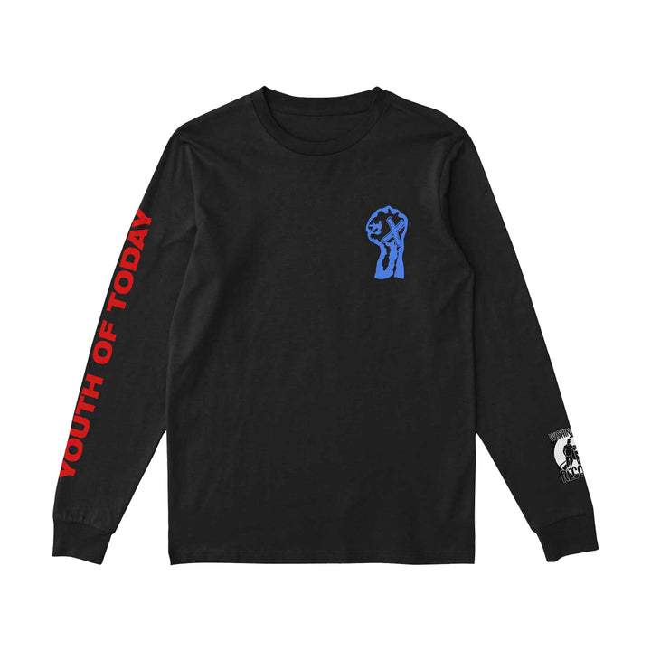 youth of today Break Down The Walls Lyrics - Black Long Sleeve front 