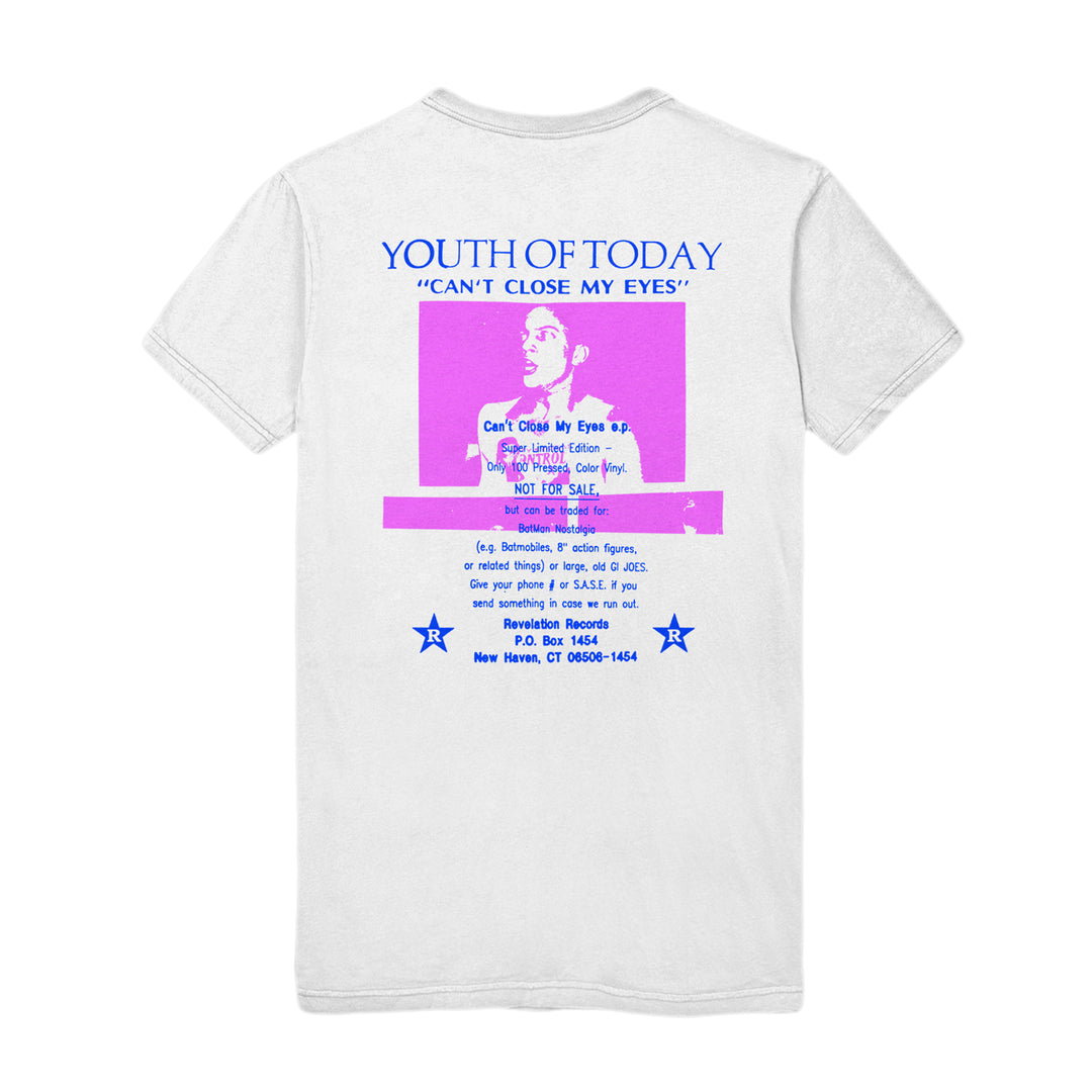 youth of today Can't Close My Eyes - White T-Shirt back