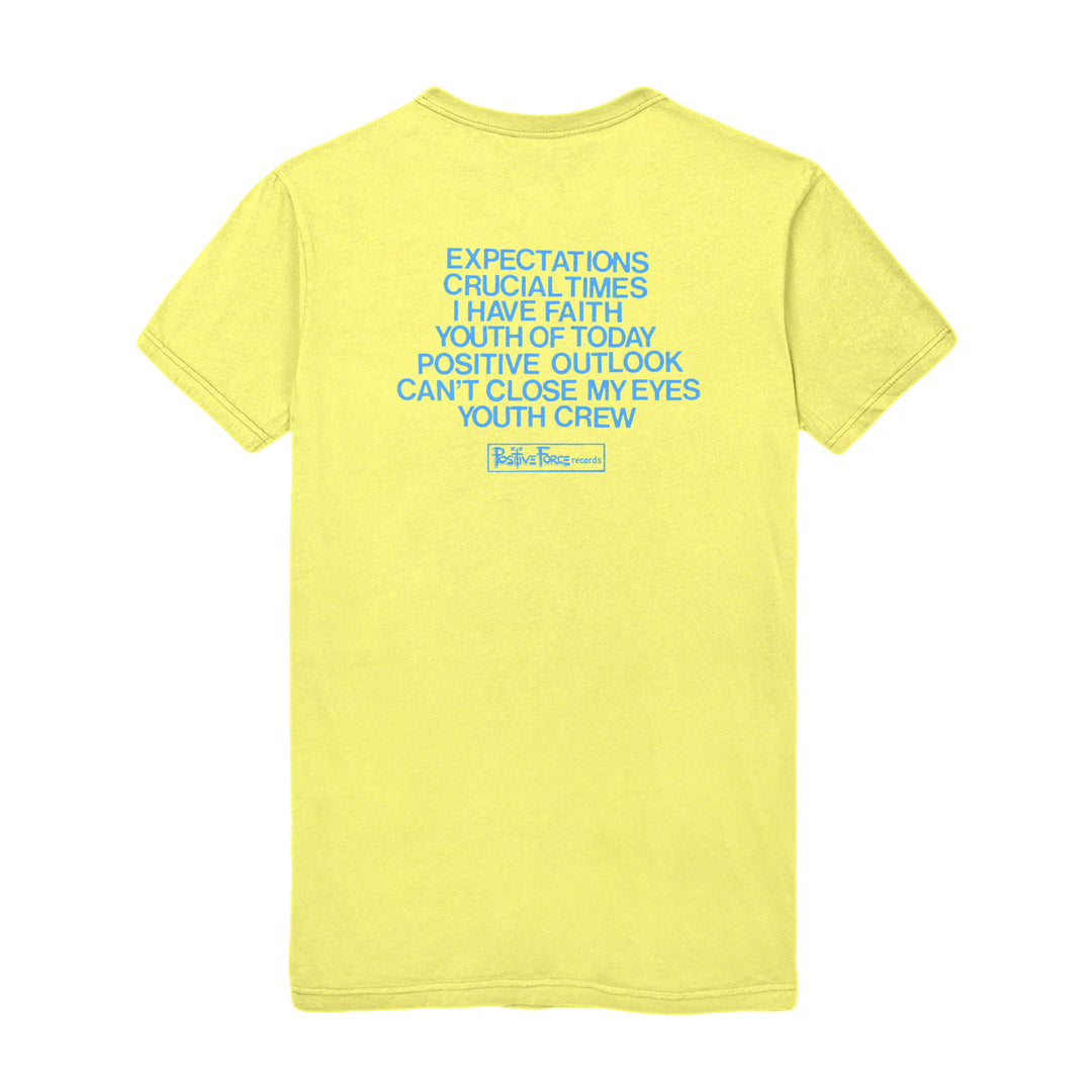 youth of today Can't Close My Eyes Tracklist - Cornsilk T-Shirt back