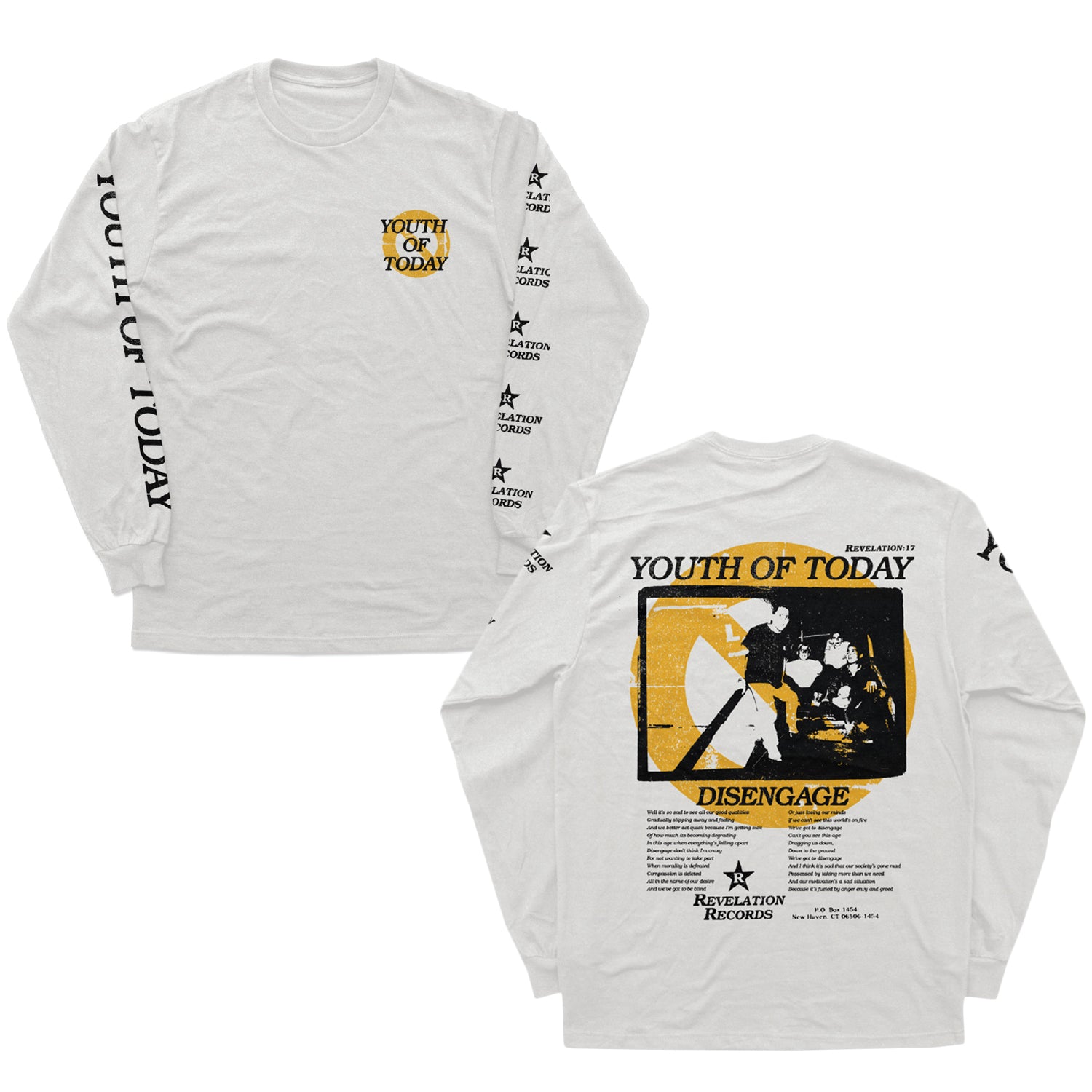 Disengage - White Long Sleeve – MerchNow