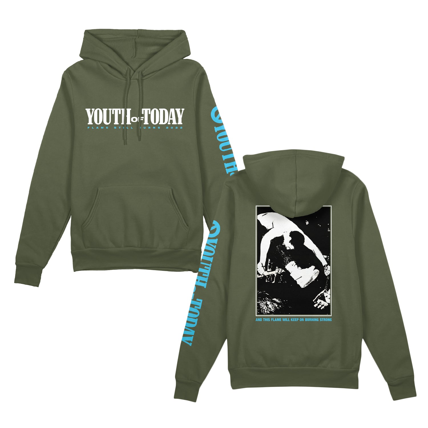 Flame Still Burns - Olive Pullover – MerchNow
