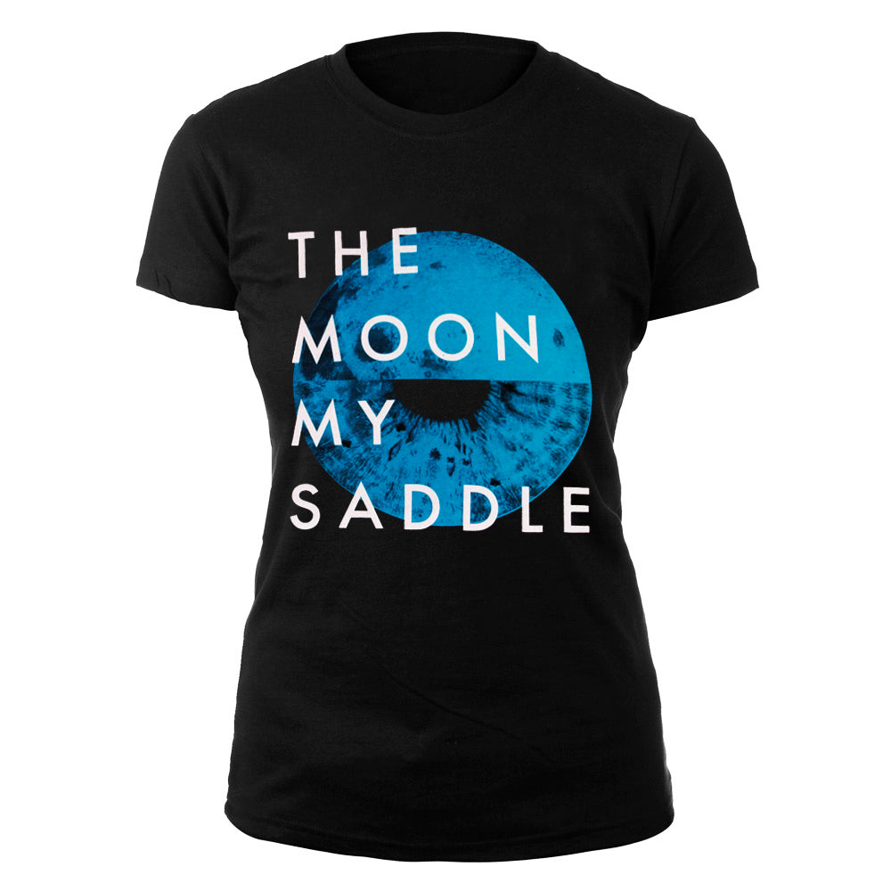 Moon My Saddle Ladies Black Tee