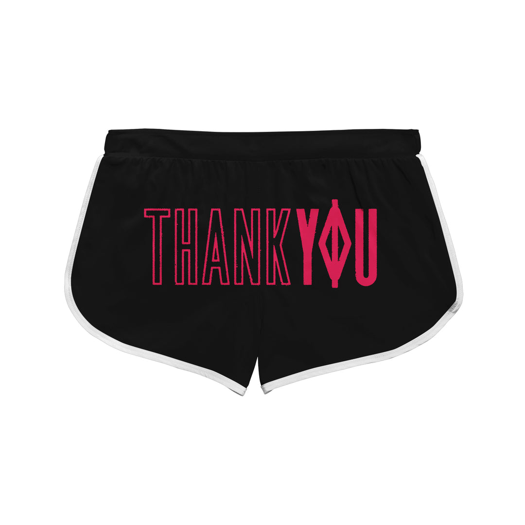 Thank You Black Booty Shorts