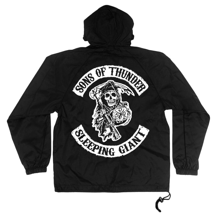 Sons Of Thunder Black Windbreaker Jacket