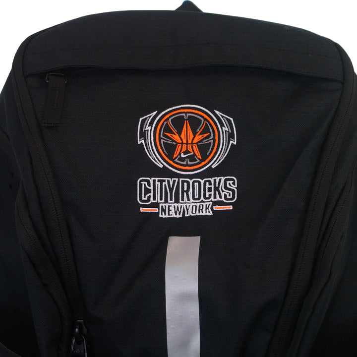 Embroider Logo Black Backpack