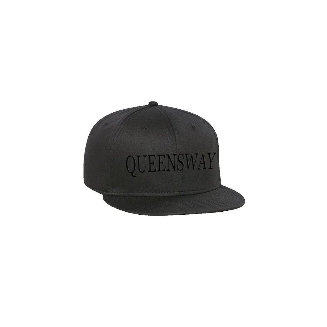 Black Logo Black Snapback Hat