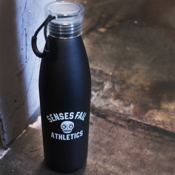 Athletics Black Water Bottle