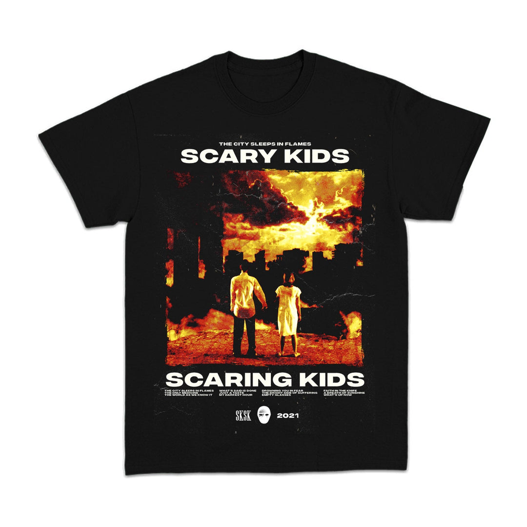 The City Sleeps In Flames Tour Black Tee