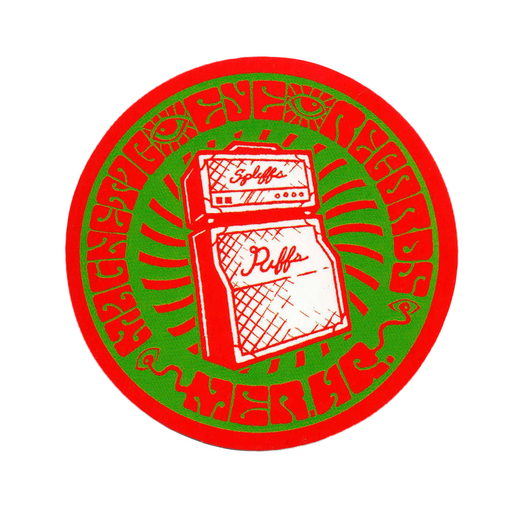 Riffs & Spliffs Red/Green Sticker