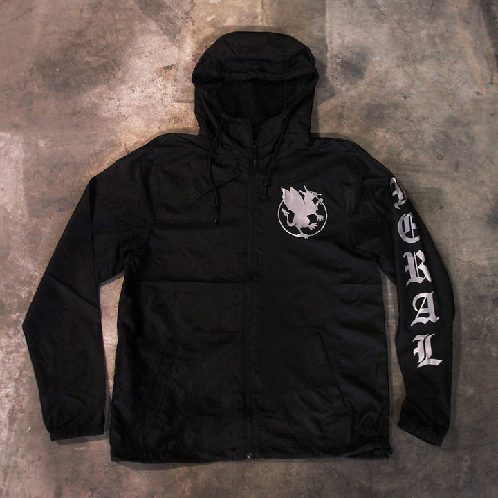 Feral Black Windbreaker Jacket