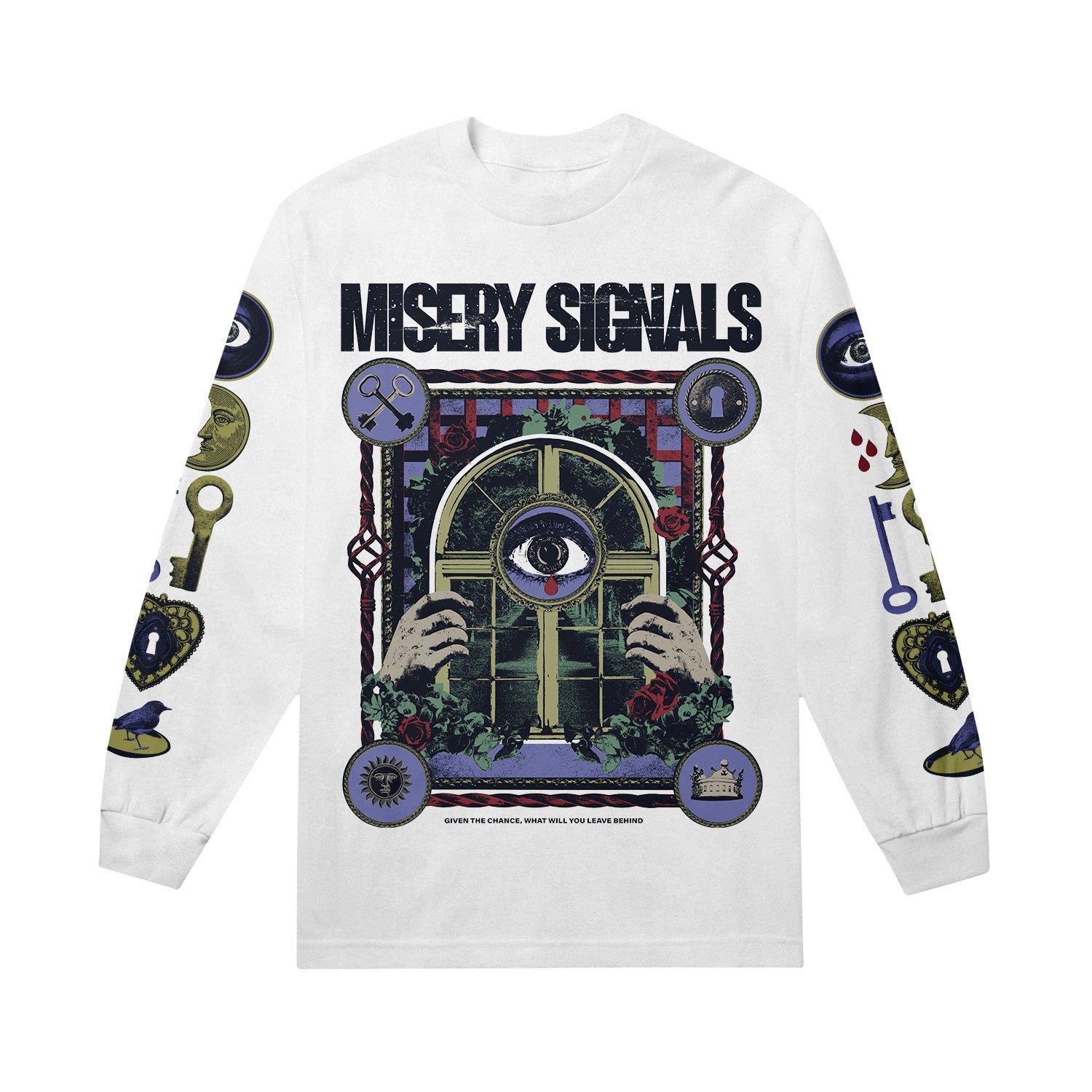 【MAISON MINED】22FW★ BLESS LIQUID LONG SLEEVE Echoes - White Long Sleeve – MerchNow