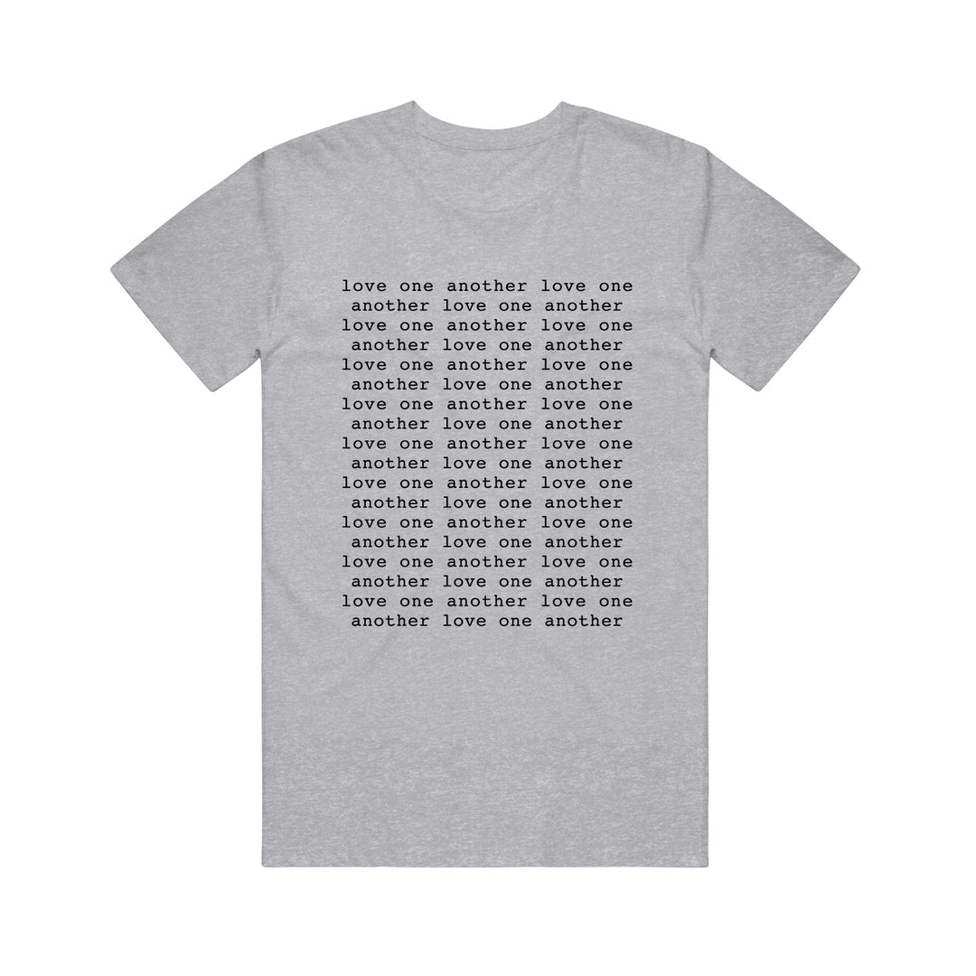 Love One Another Heather Grey Tee