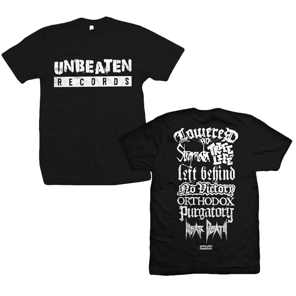 Logo/Lineup Black Tee – MerchNow