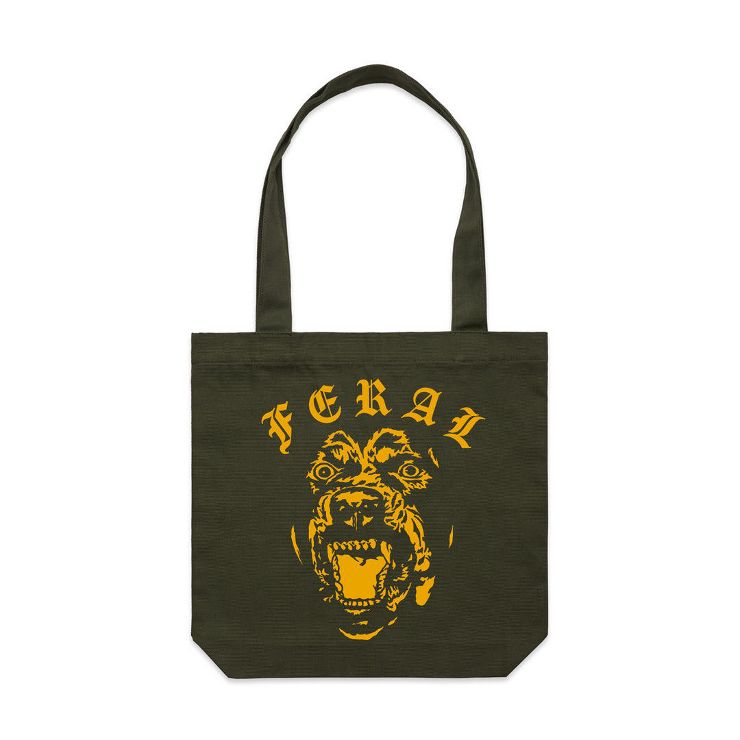 Feral Army Tote Bag