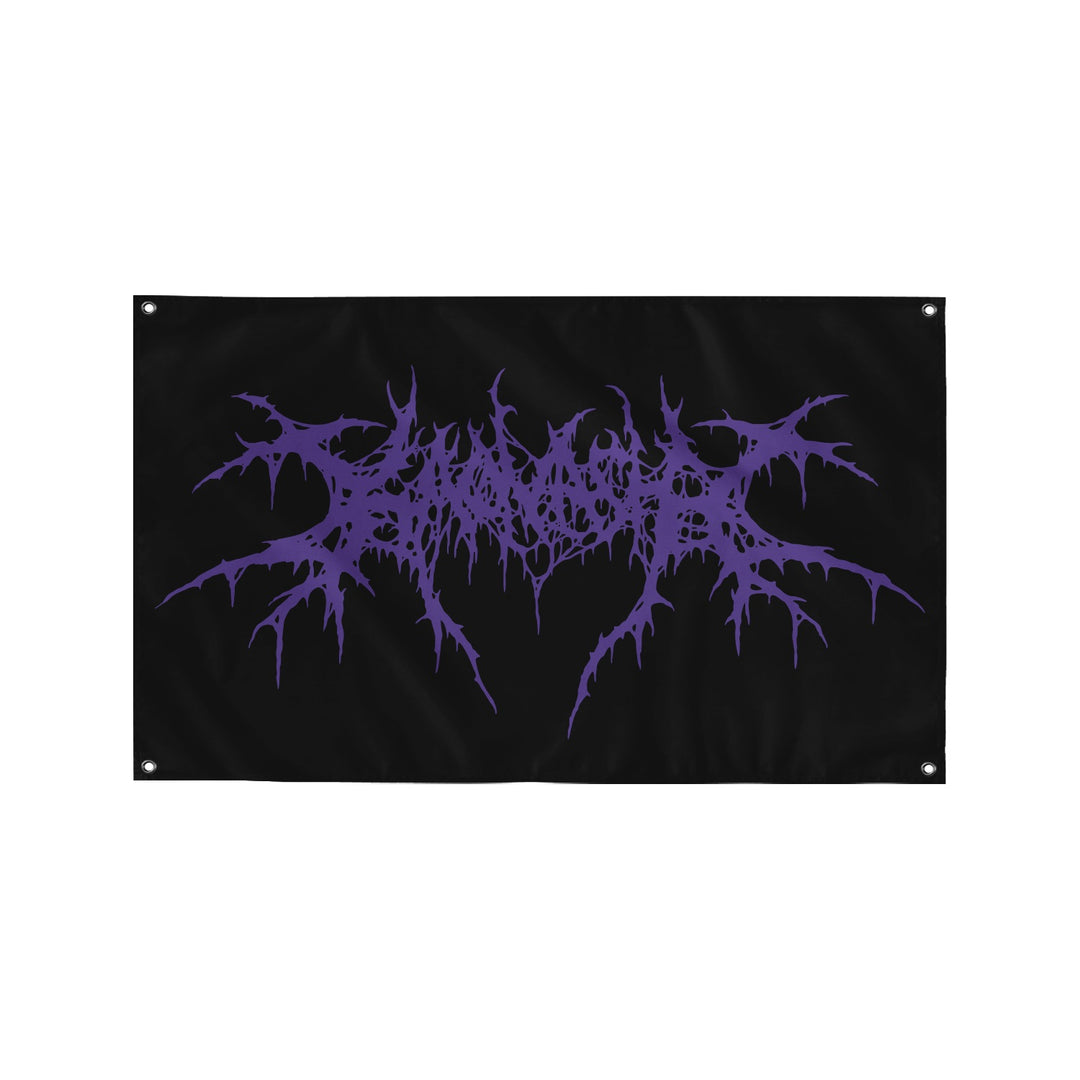 Death Metal Logo Black 3' x 5' Banner