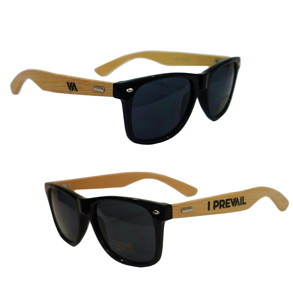 Logo Wood/Black Sunglasses