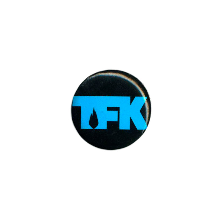Teal Logo On Black Pin
