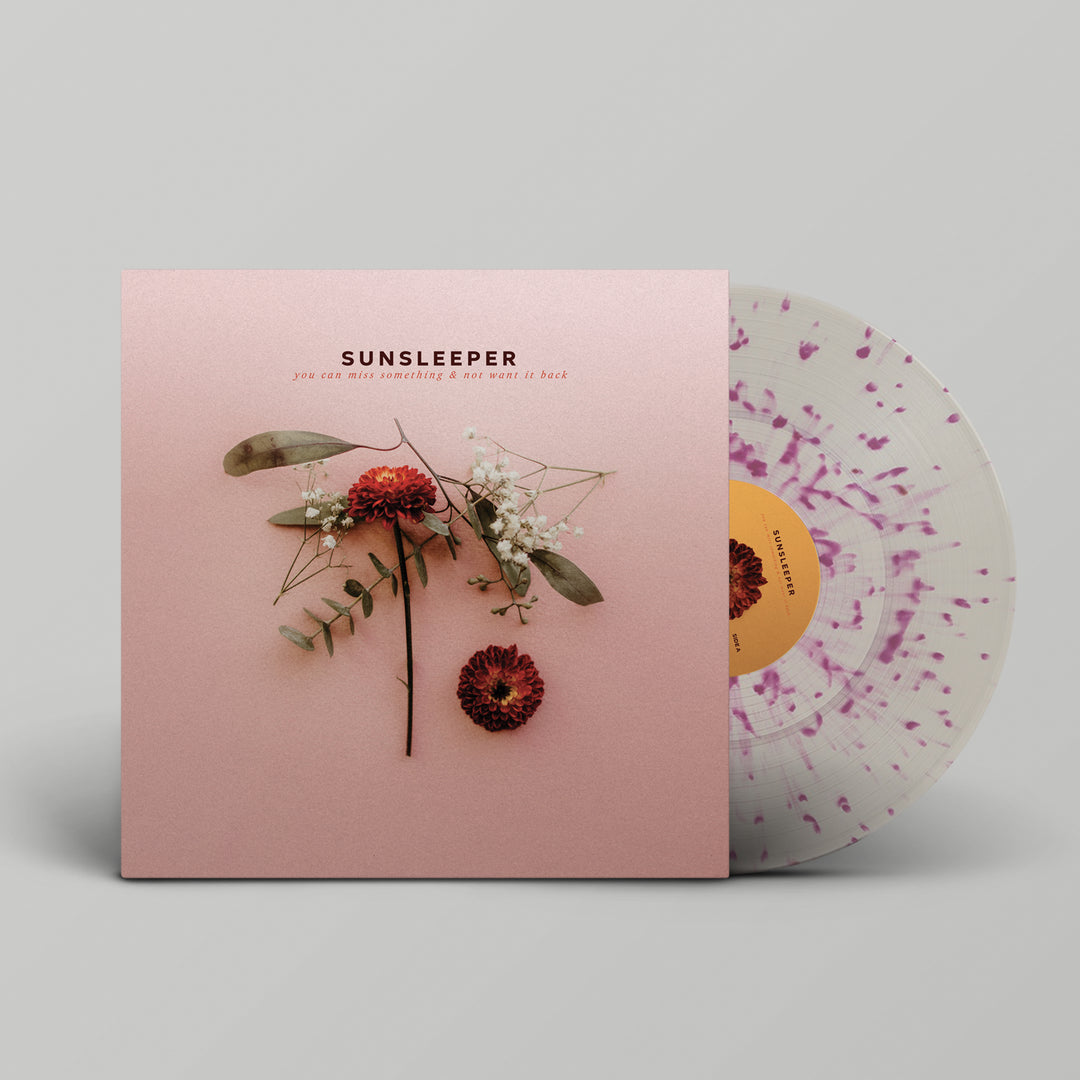 You Can Miss Something & Not Want It Back Clear W/ Violet Splatter Vinyl