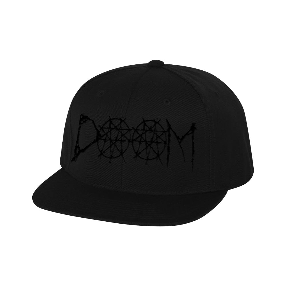 Doom Black Snapback Hat
