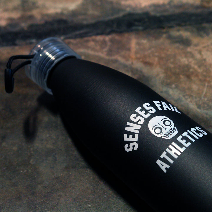 Athletics Black Water Bottle
