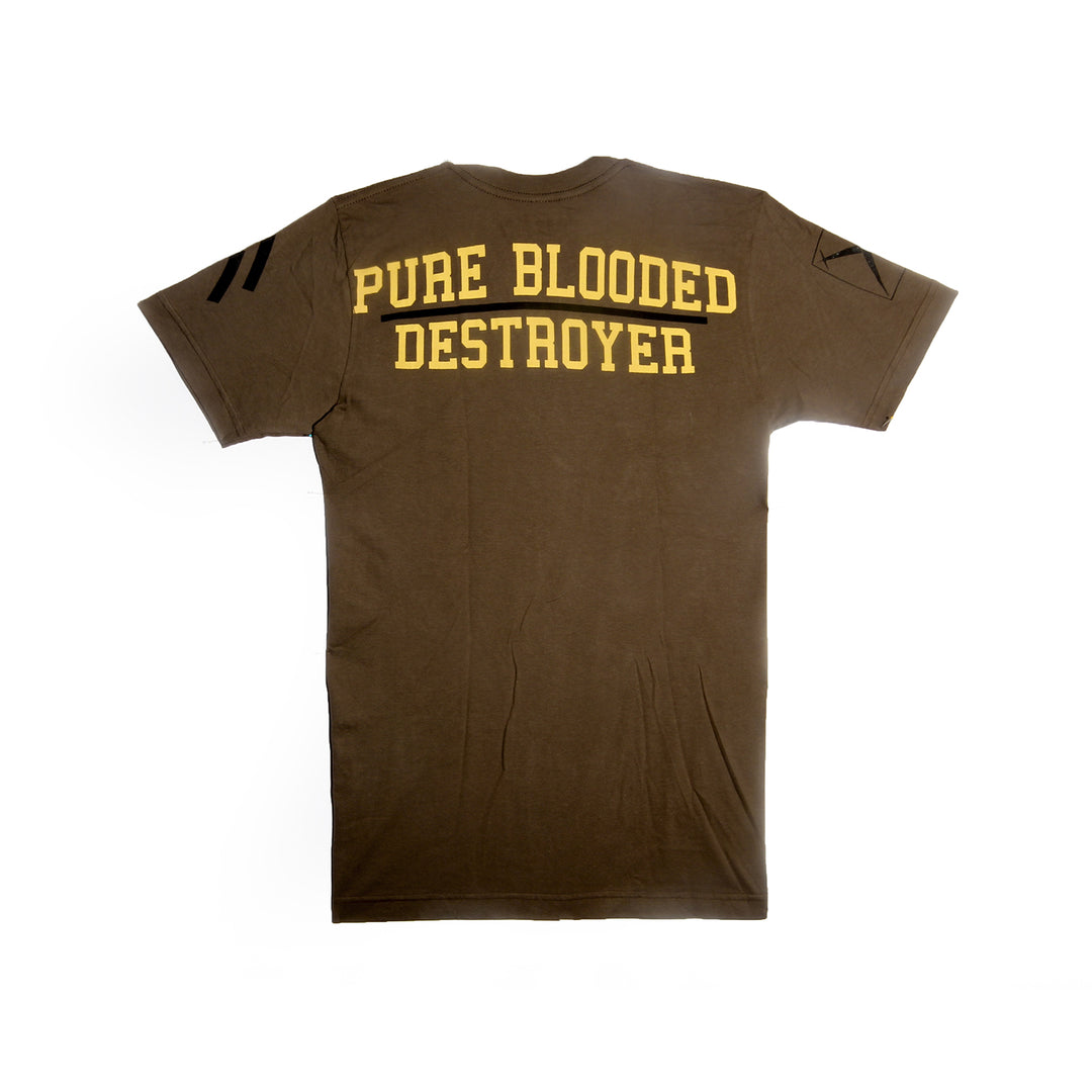 Pure Blooded Destroyer Brown Tee
