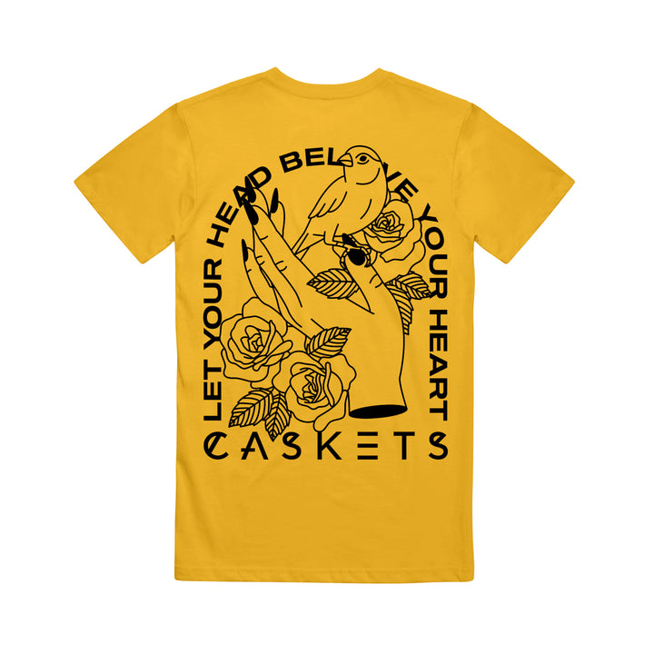 Caskets Hopes Dreams - Gold Tee back