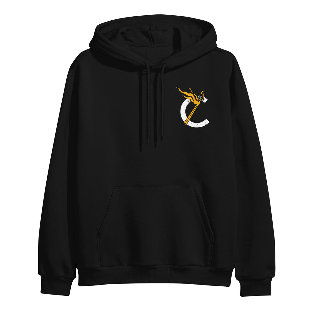 Caskets Matchbox - Black Pullover front and back