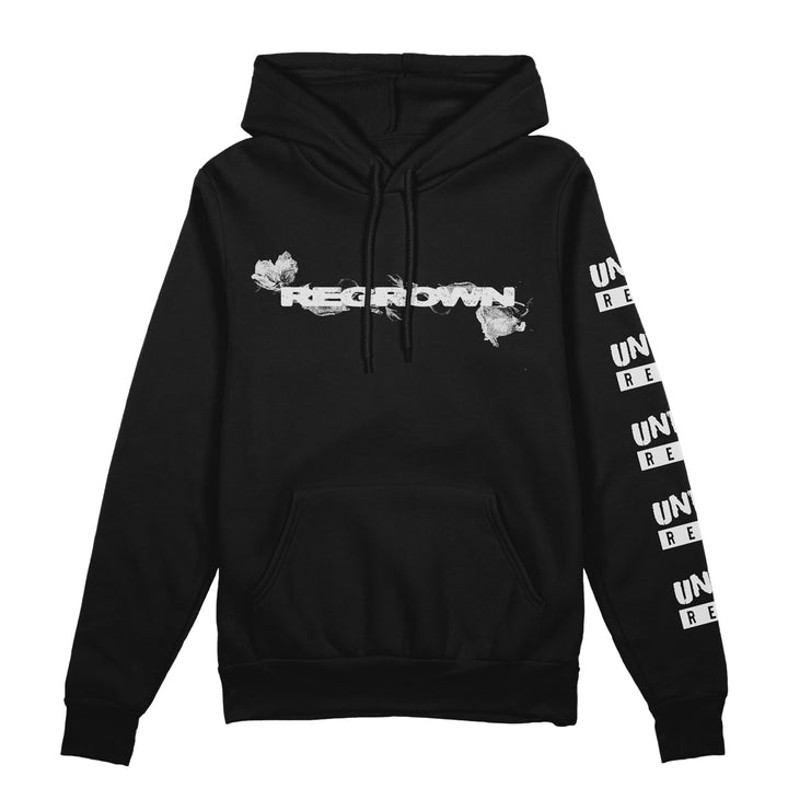 Regrown - Black Hoodie front