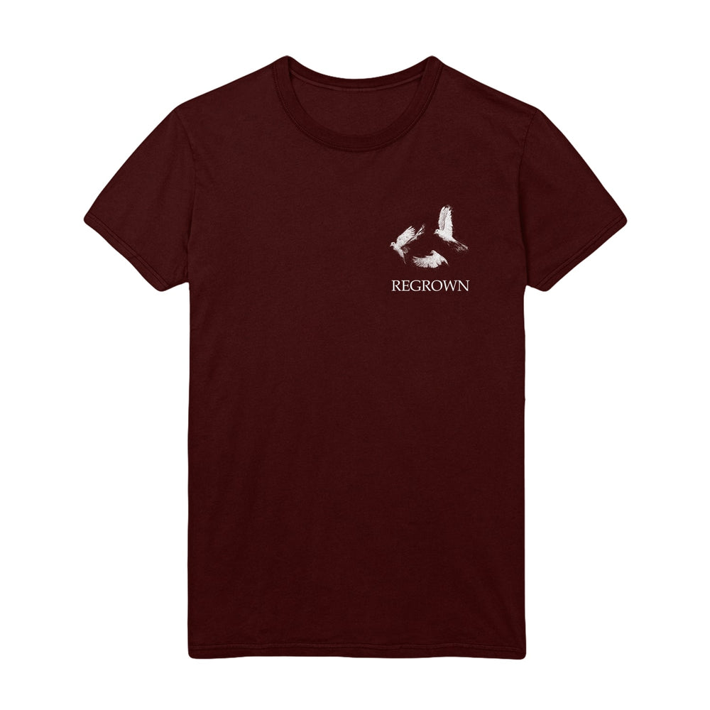 Regrown -  Maroon T-Shirt front