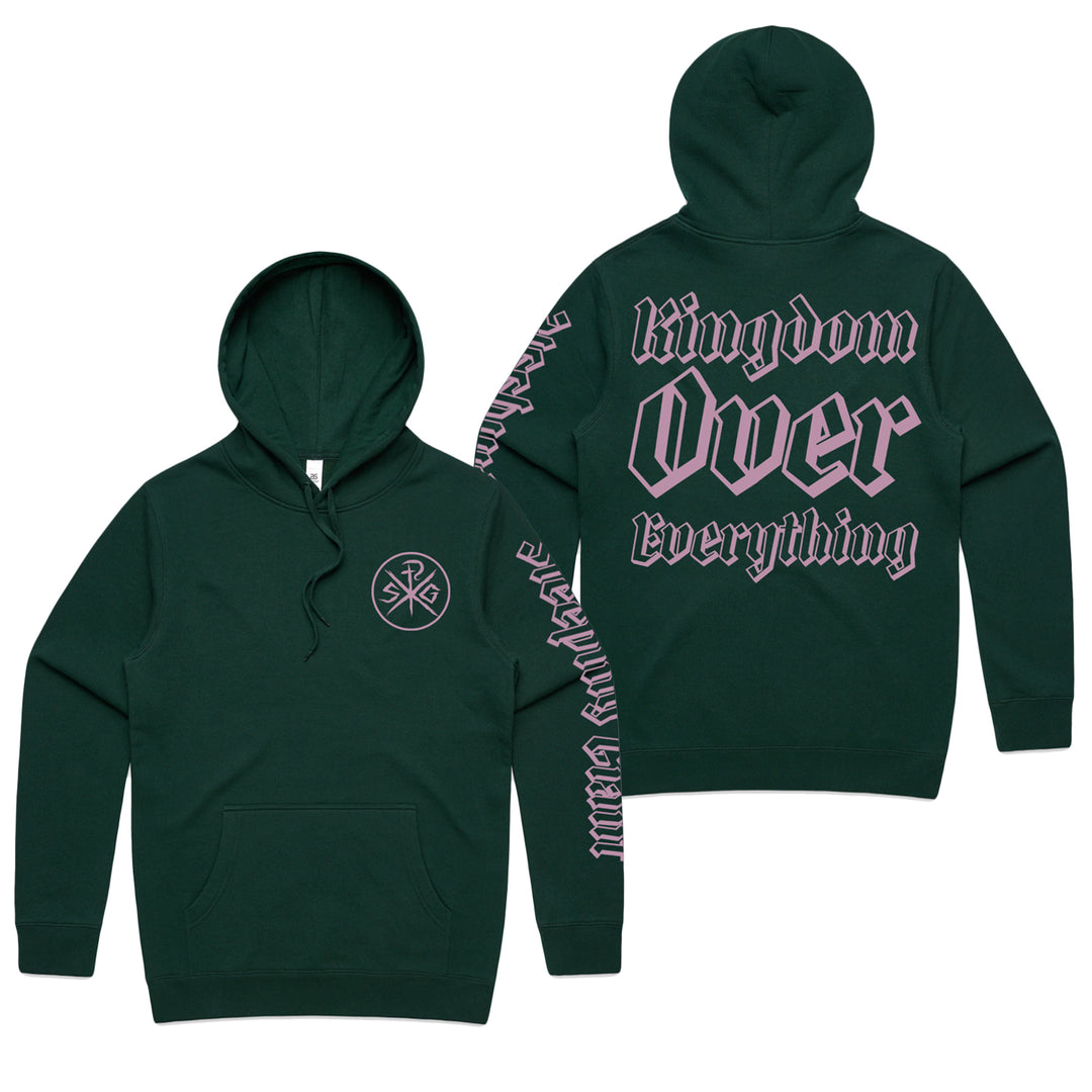 Kingdom Over Everything Green Hoodie