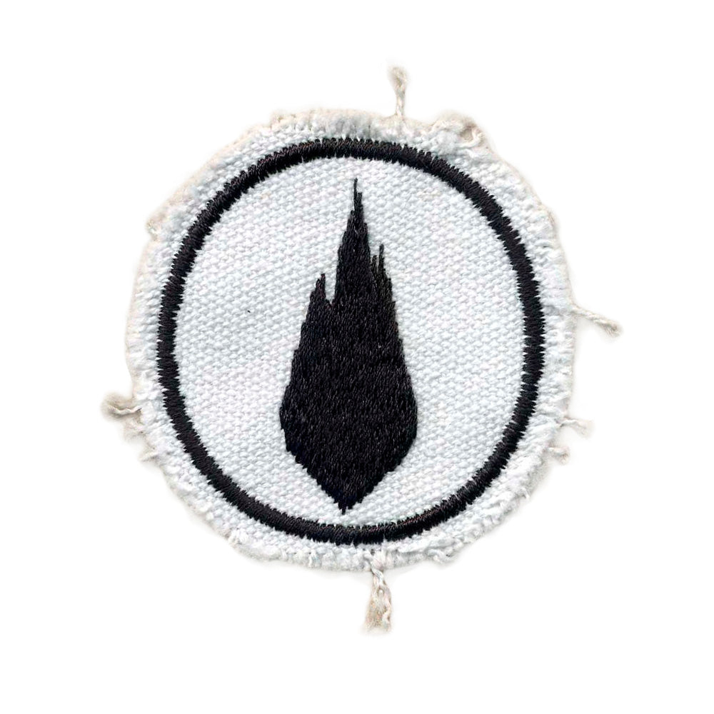Black Flame White Patch