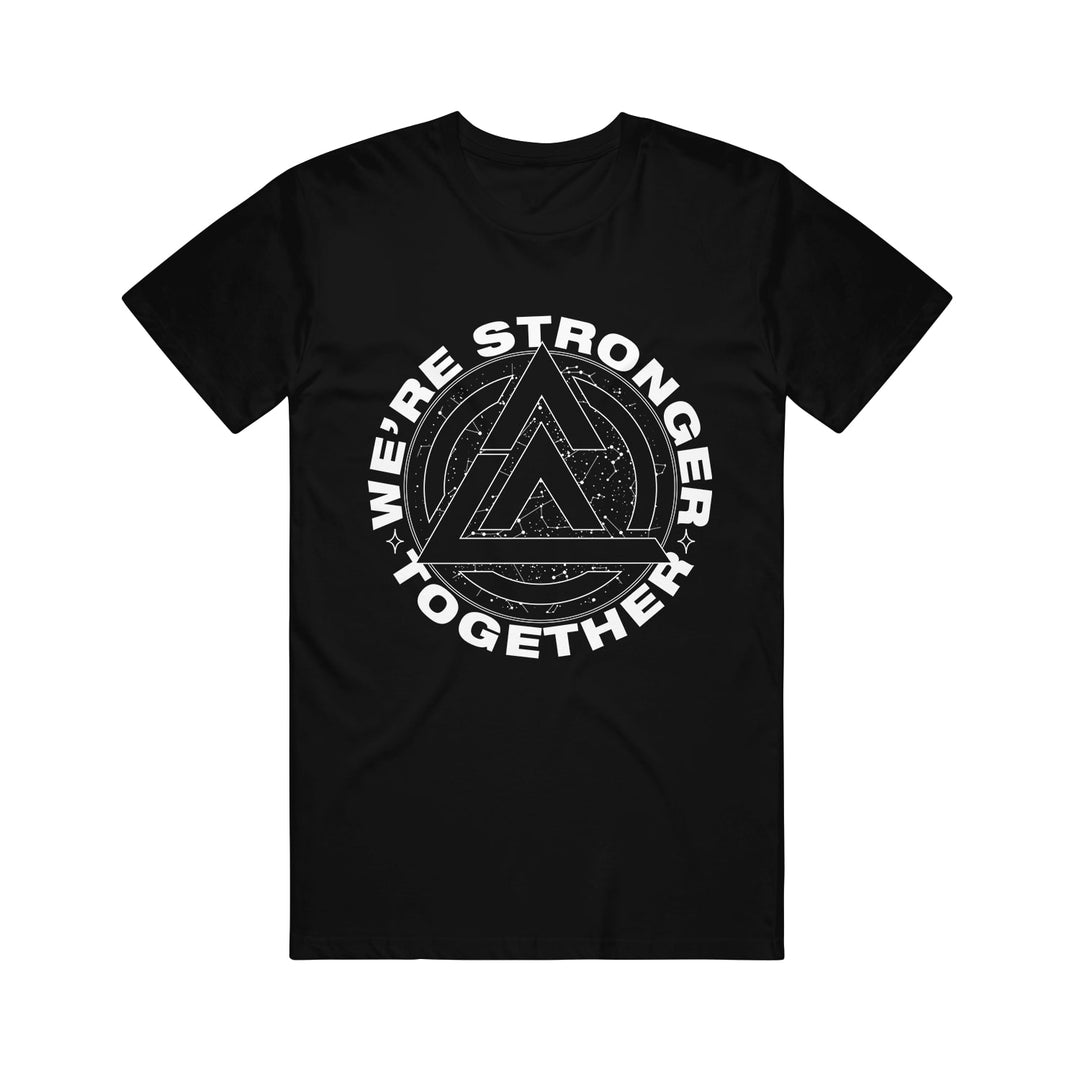 awake at last Stronger Together - Black T-Shirt