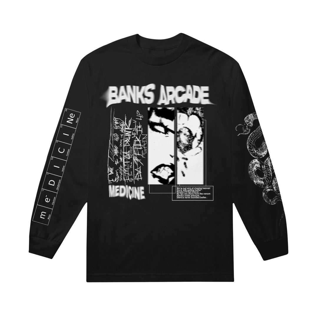 banks arcade Medicine - Black Long Sleeve