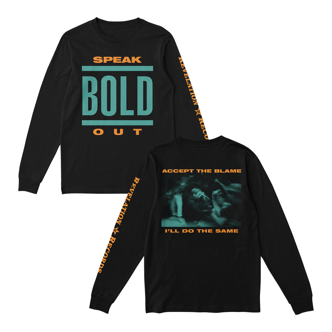 bold Accept The Blame - Black Long Sleeve