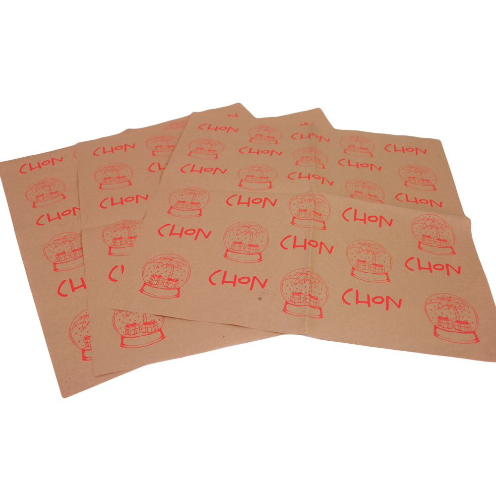 3 Sheets Of Logo Wrapping Paper