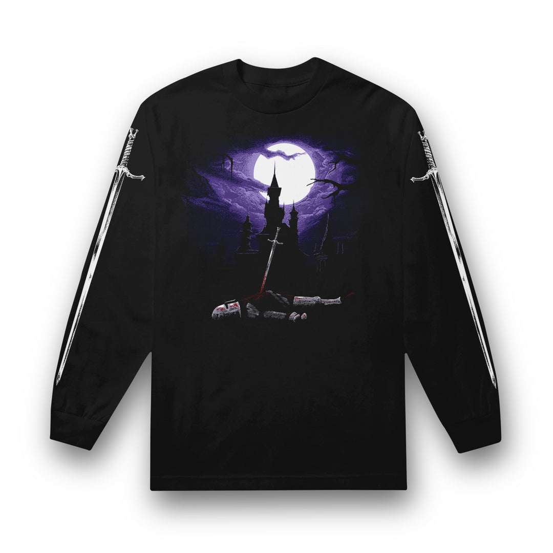 castle jackal Fallen Knight Black - Long Sleeve