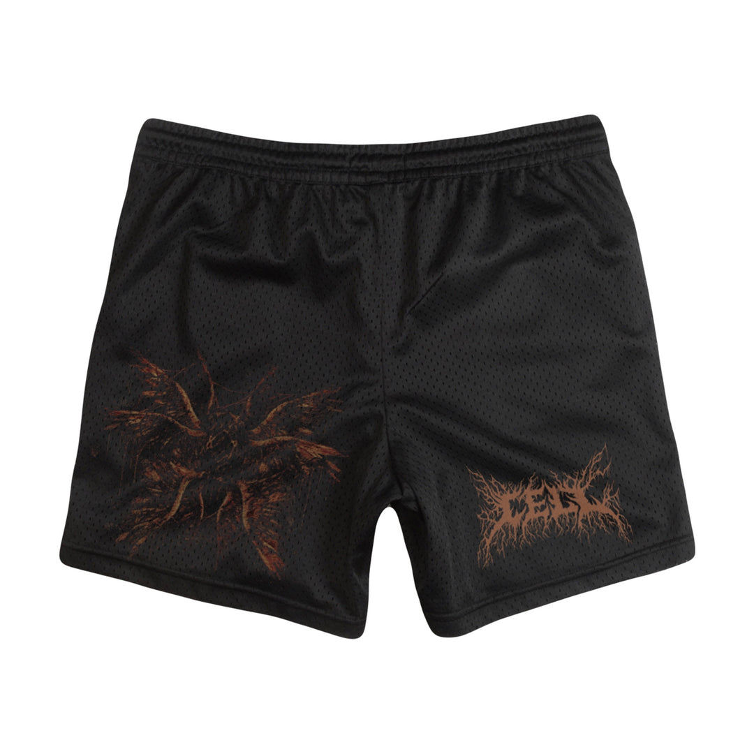 cell The Unbearable Form - Black Mesh Shorts