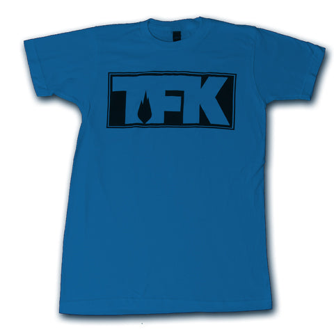 TFK Outline Logo Teal Tee