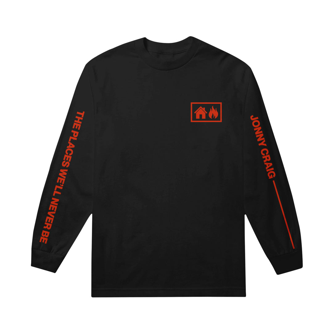 The Places We'll Never Be Black Long Sleeve